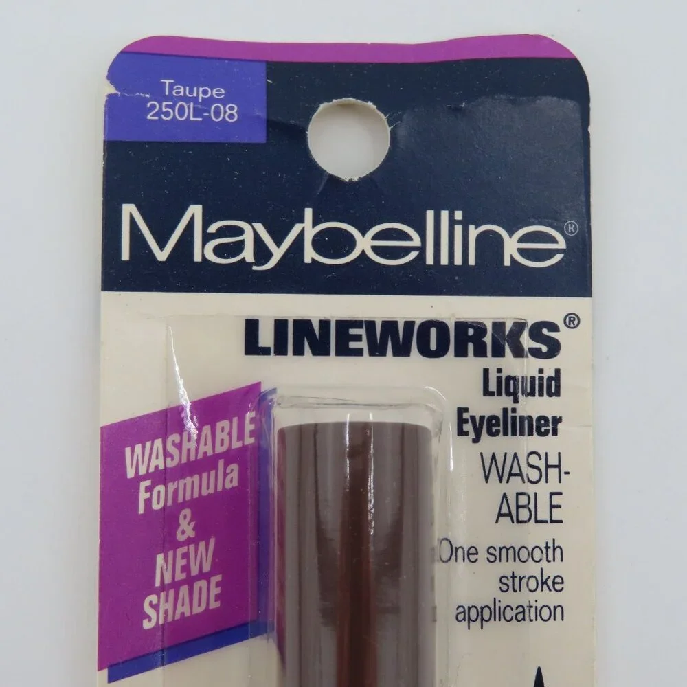 Maybelline Lineworks Taupe 250L-08 Liquid Eyeliner .25oz 041554634921 NEW Sealed
